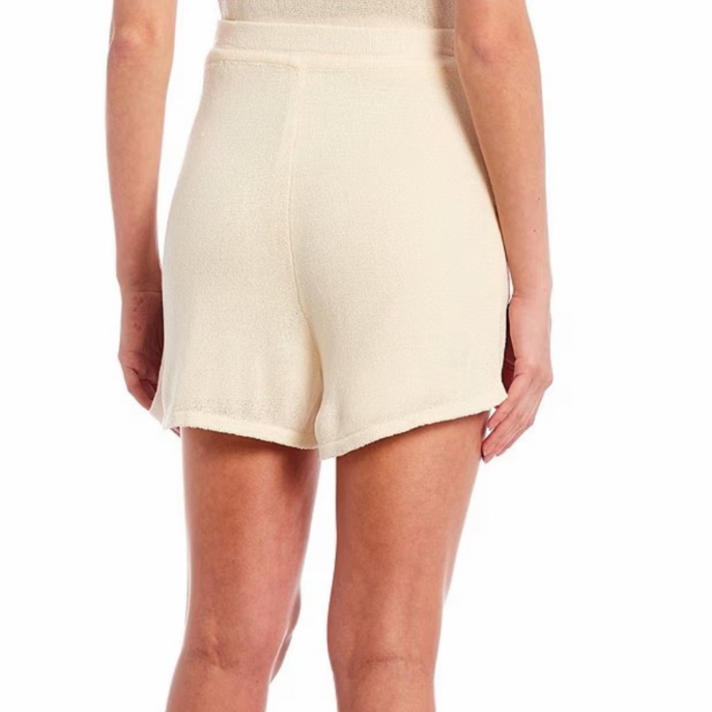 Every High Rise Drawstring Knit Shorts - Picture 2 of 10